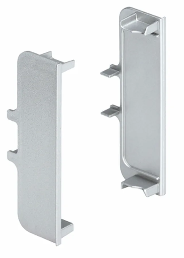 Embout final fermé pour profil Gola type "C" blanc / paire