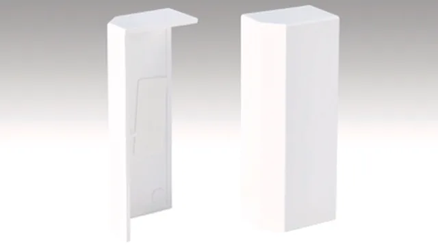 Embout gauche/droit conçu pour les plinthes 9PK/19PK Blanc 2001