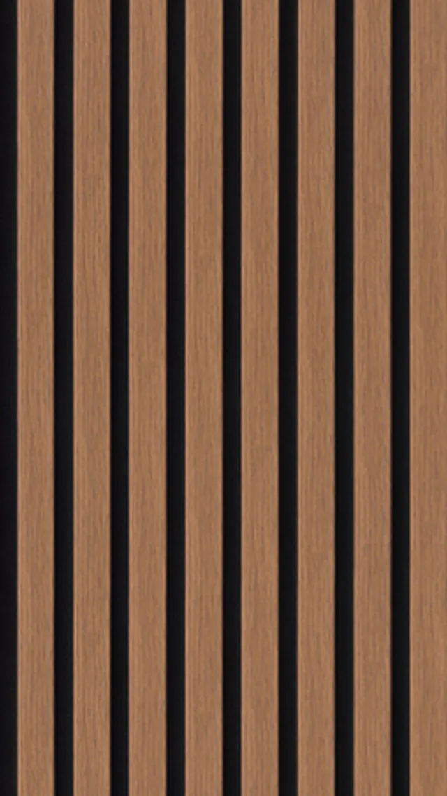 Panneaux acoustiques Acoustic Sense stratifié STYLE miel chaud 20114 -2600*330*20mm