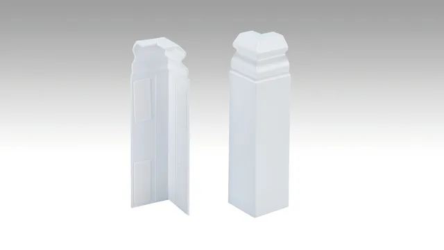 Plinthe 13 PK Blanc uni brillant - Biemar Bois-2