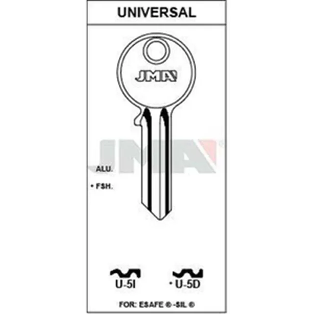 Taille sur Ebauche de clé JMA U-5D