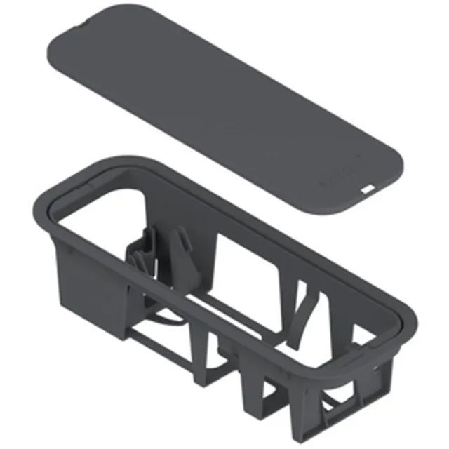 Support d'alimentation avec couvercle pour alimentation Blum 100WZ10NG000 - Montage sur fond