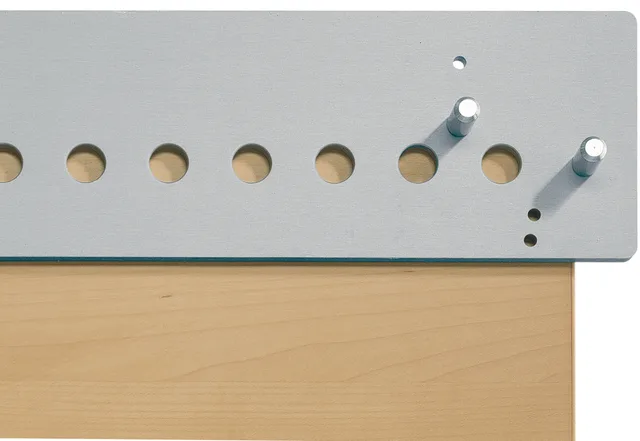 Barre de perçage aluminium 1000 mm pour système 32 Biemar Bois