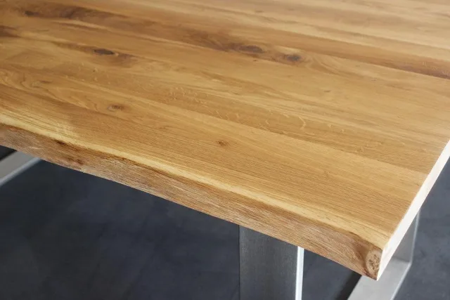 Plateau Table Chêne Rustique 40mm - Biemar Bois-1