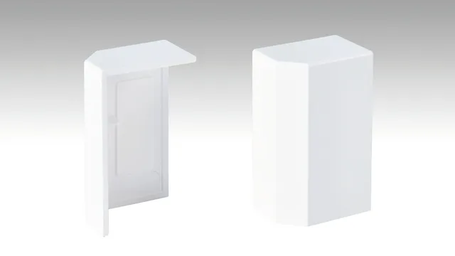 Embout gauche/droit 8PK/18PK Blanc - Biemar Bois