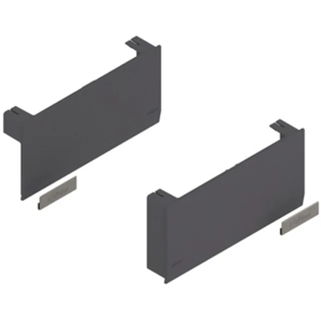 Set de caches de protection pour Aventos HK-Top gris foncé