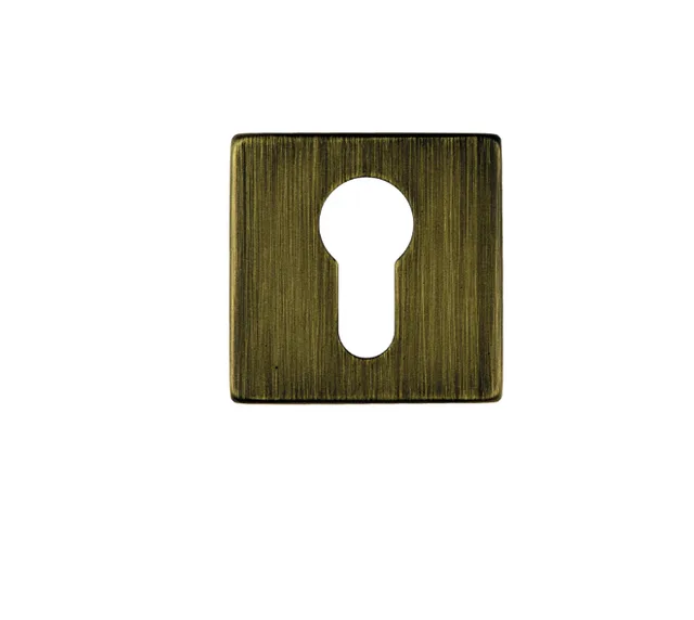 Entrée cylindre SQUARE SHAPE fumé mat - Biemar Bois