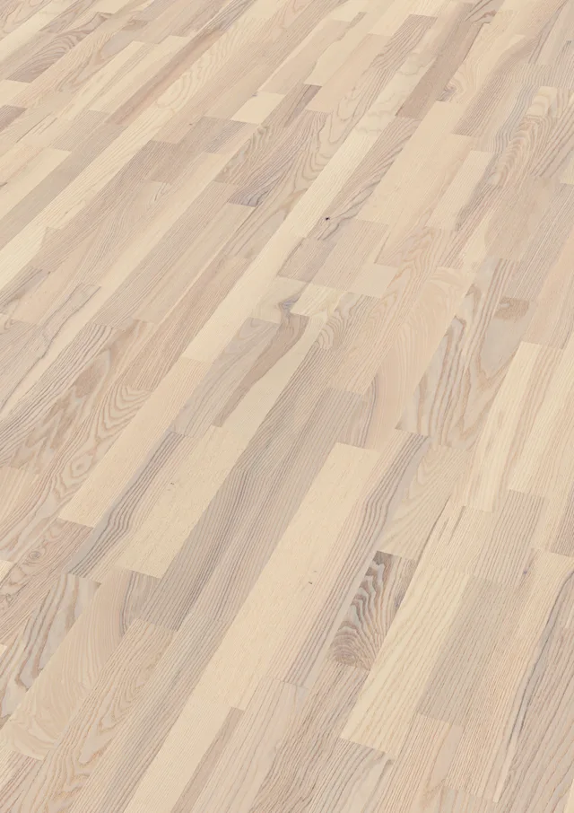 Parquet Longlife PC 200 Frêne Animé Blanc 2400x200mm - Biemar Bois-2