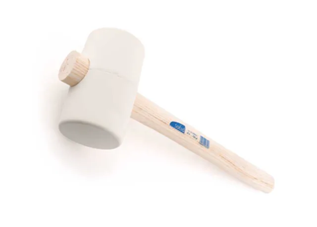 Maillet n°2 en caoutchouc blanc 500 gr