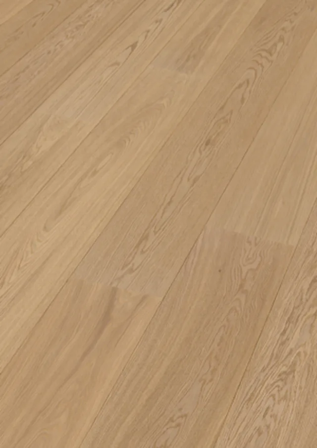Sol en bois Lindura HD 400 - huilé nature Chêne nature pure 8906 | brossé - 2600*320*11mm (500213-2600320-08906)