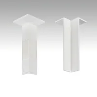 Plinthe Profilé 19 PK Blanc Uni Brillant - Biemar Bois-2