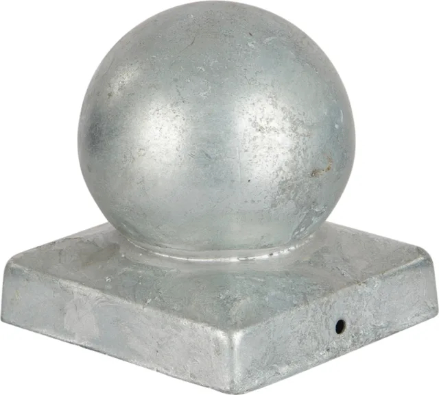Capuchon pour Poteau avec Boule Galva Chaud 9x9cm - Biemar Bois