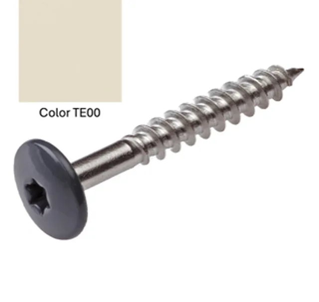 Vis Tectiva TE00 crème Eternit 4,8*38 par 250pces