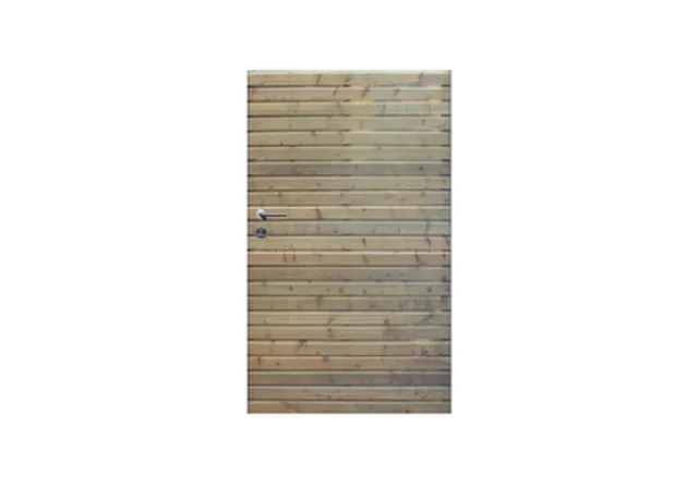 Portail simple Aero bois nordique sens d'ouverture 1