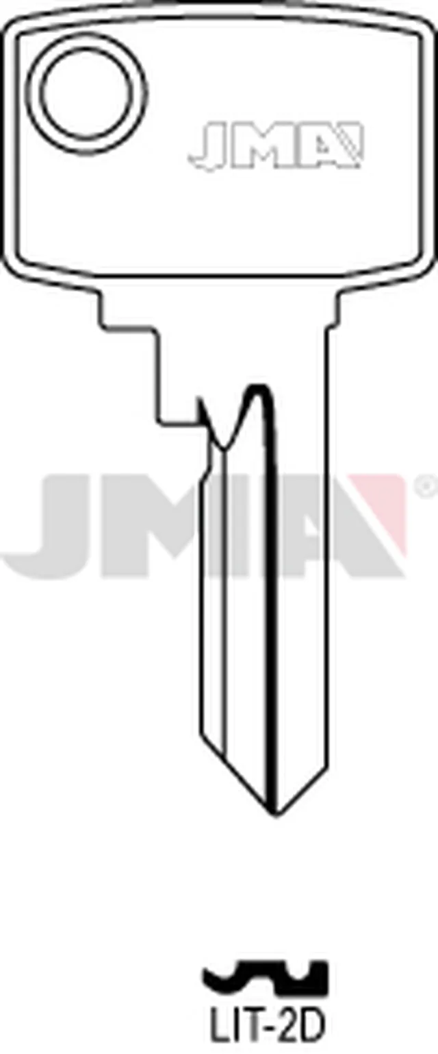 Taille sur Ebauche de clé JMA LIT-2D