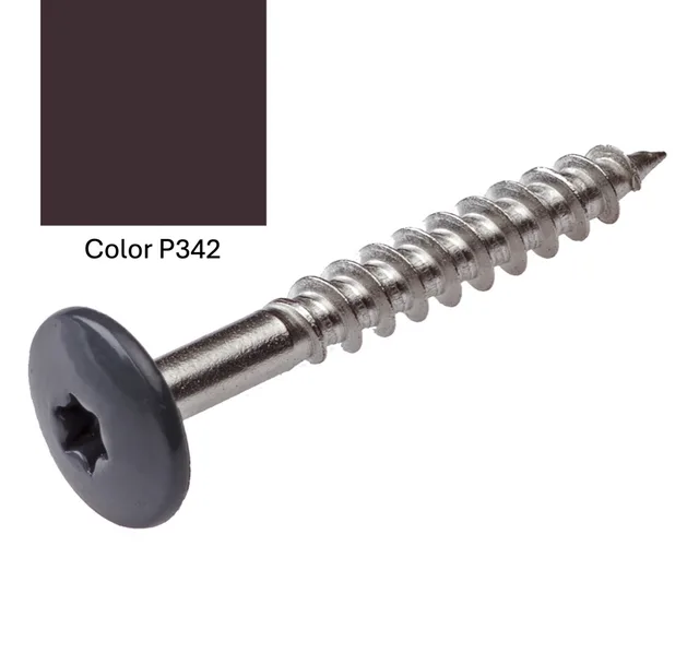 Vis Pictura PG342 rouge 5,5*35 inox coloré - Biemar Bois