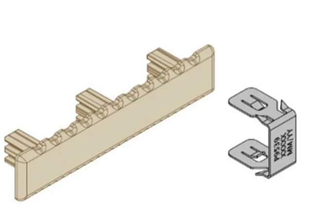 10 embouts + 20 clips de fixation pour P9555
