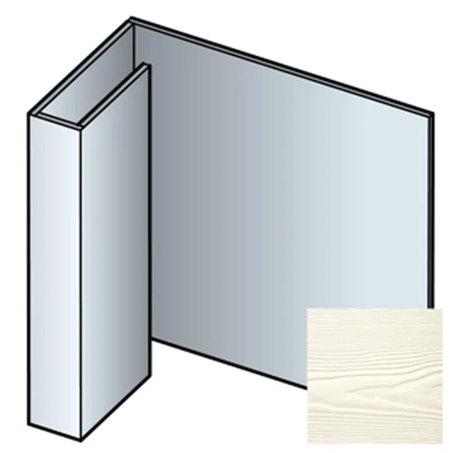 Profil raccordement / profil d'arrêt Sidings click 3m -01 blanc