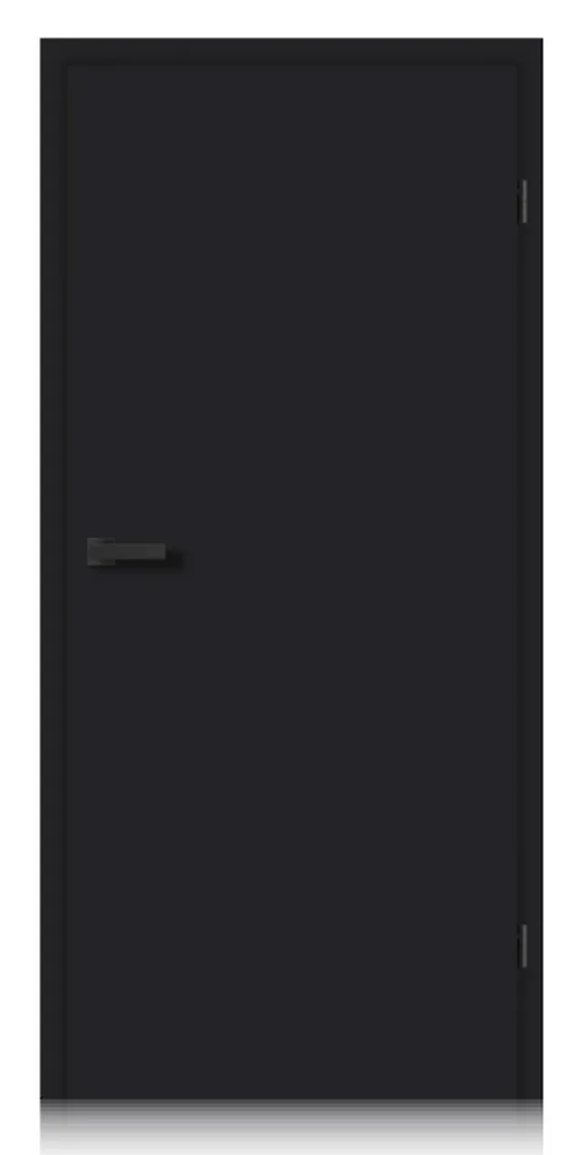 LOT 5B: Porte et huisserie G-TEC noir 850*2030 135-155mm DR