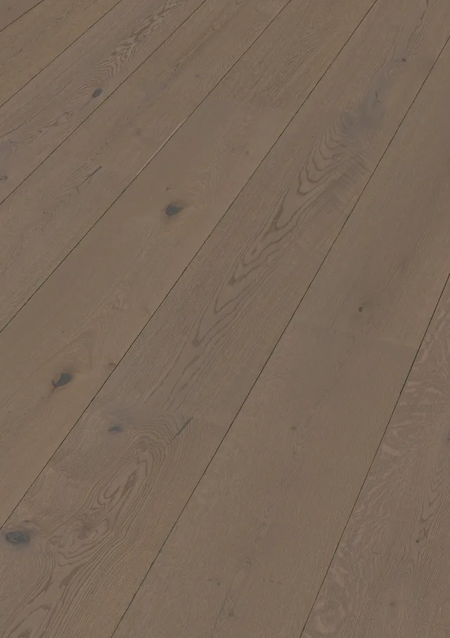 Sol en Bois Lindura HD 400 - Huilé Nature Chêne Authentique Gris Argile 8901 - Biemar Bois-1