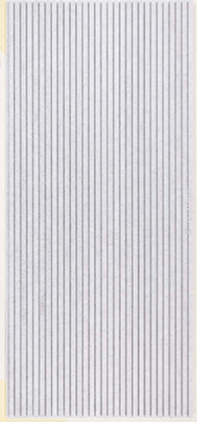 Tocca legno - Line Panels Gris clair PET  - 2700 x 520 x 21 mm