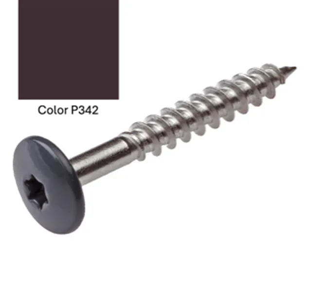 Vis Pictura PG342 rot 5,5*35 farbiges Edelstahl 250 Stk.
