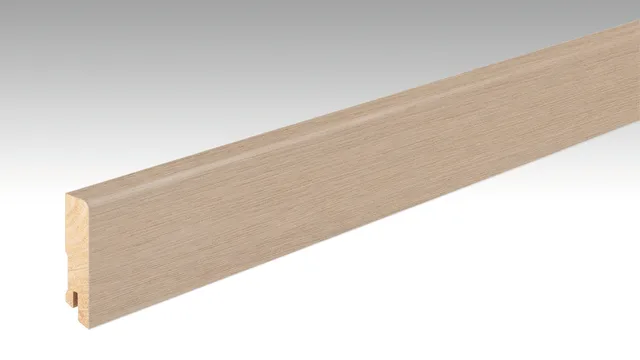 Plinthe Chêne Blanc Crème 15 F MK - 2380x60x16 mm - Biemar Bois-1