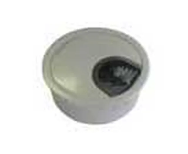 Kabeldurchlass 60 mm Metall Aluminium-Finish