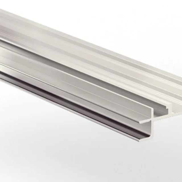 Quick-Step NEWINCPBASE5 : Sous-profilé de base en aluminium Incizo pour escaliers 2150x70x18,5 mm