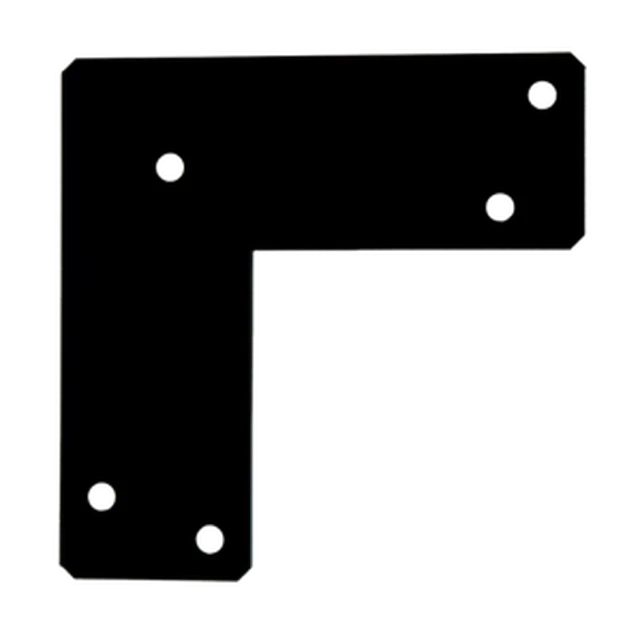 Plaque en l 190x190 noire