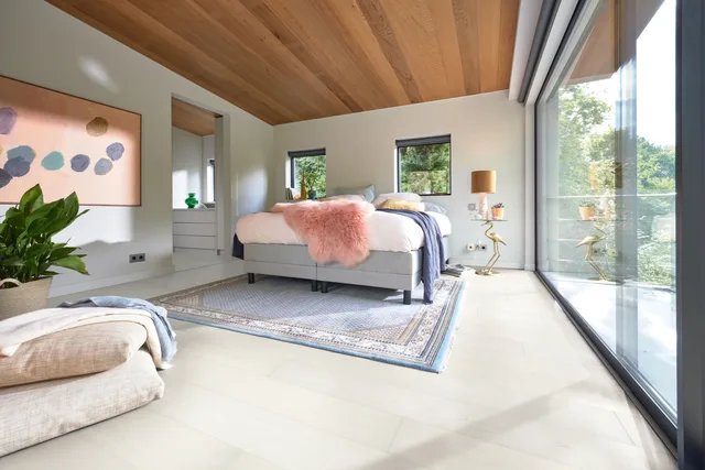 Parquet Longlife PD 400 Chêne Harmonieux Blanc Polaire 2200x180mm - Biemar Bois