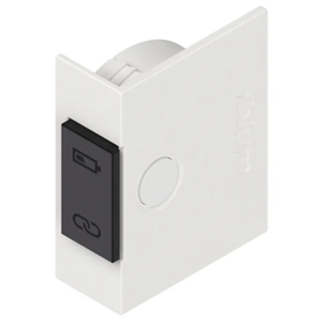 Bouton radio 21P5020 Servo-Drive blanc soie