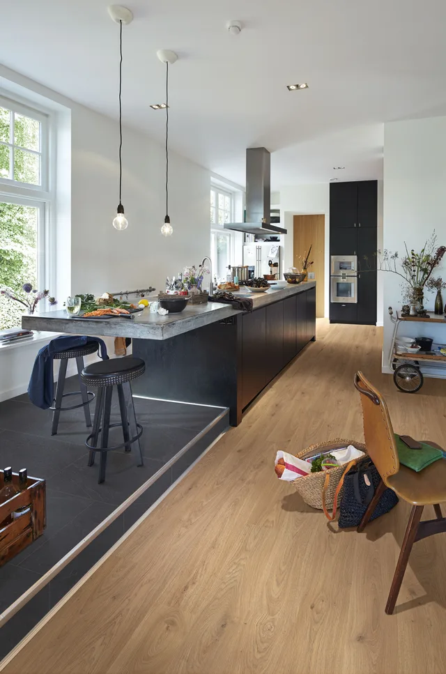Sol stratifié LB 150 Ardoise anthracite - Biemar Bois-1