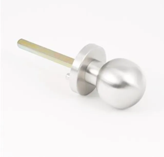 Bouton 50mm fix, rosace ronde 8mm AISI 316, finition inox