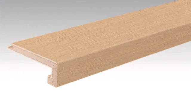 Parquet Profilé pour nez de marche U Chêne harmonieux pure 9030 | brossé / 2150*108*40mm