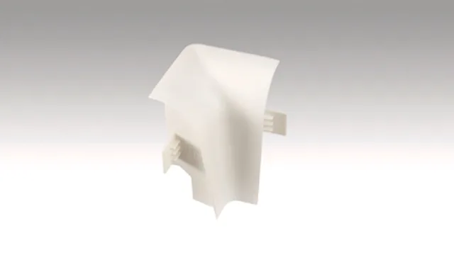 Angle extérieur conçu pour les plinthes 2 PK Blanc 2001