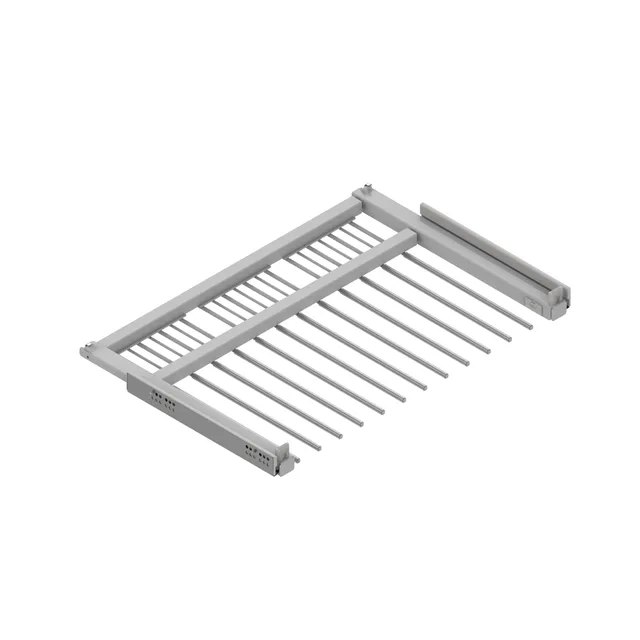 Porte-pantalons télescopique largeur variable 30kg 700-800mm - Biemar Bois