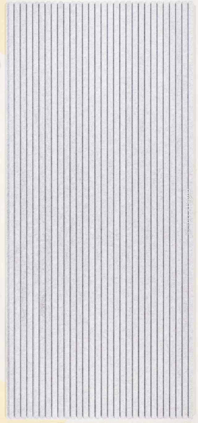 Tocca legno - Line Panels Gris clair PET - détail texture