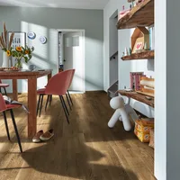 Sol Parquet Longlife PC 200 verni ultra mat Chêne animé gris olive structure vintage - Biemar Bois-1