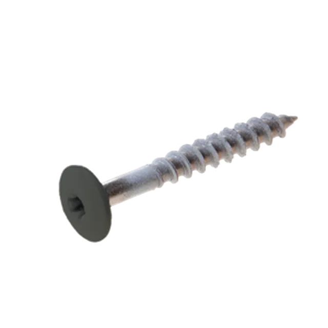 Vis Trespa inox A2 TX20 tête bombée (12 mm) 4,8x38 mm METEON LUMEN L3673 Olive Green (Emb de 100 pces)