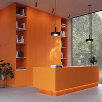 Mélaminé Unilin 18mm BST Goldfish orange-Design 1 - Biemar Bois-2