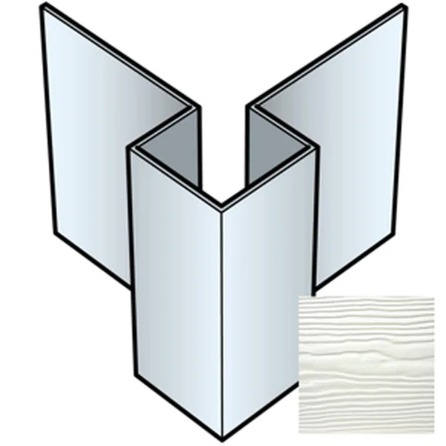 Angle extérieur symétrique Sidings Cedral Lap 3m C51 Gris argent