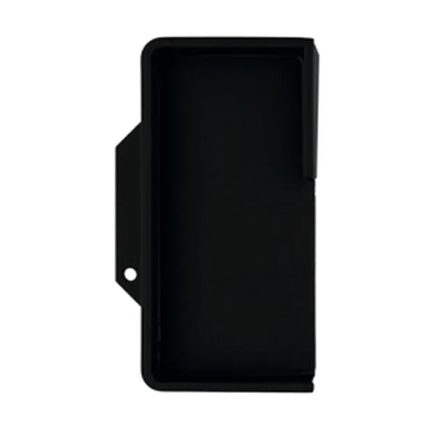 Coquille à encastrer HDD carree massif arrondie 40mm noir la piece