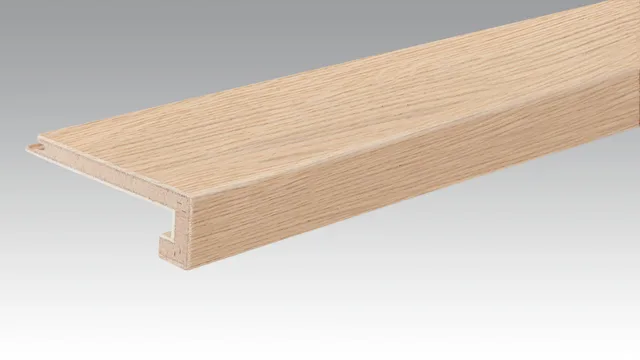 Parquet Profilé U Chêne Animé Blanc Crème 9012 - Biemar Bois