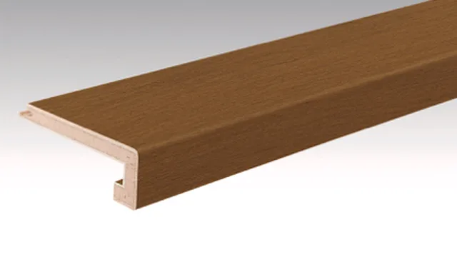 Parquet Profilé pour nez de marche U Chêne authentique étuvé 9026 | brossé / 2150*108*40mm