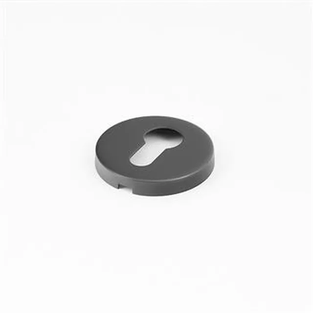 Rosace de clé ronde BB 6mm, finition noir mat /paire