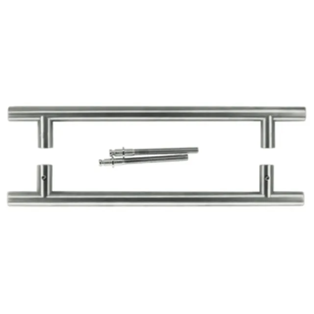 Tirant T 20/300/400 inox plus pour porte bois ép.>3cm /paire