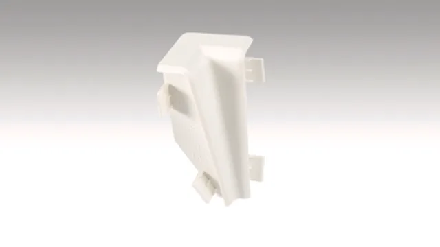 Angle extérieur conçu pour les plinthes 3PK Blanc 2001
