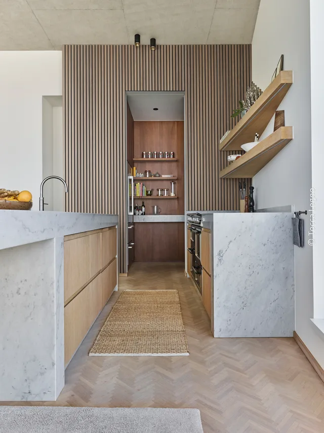 Tocca Legno - Panneaux Noyer - mise en situation