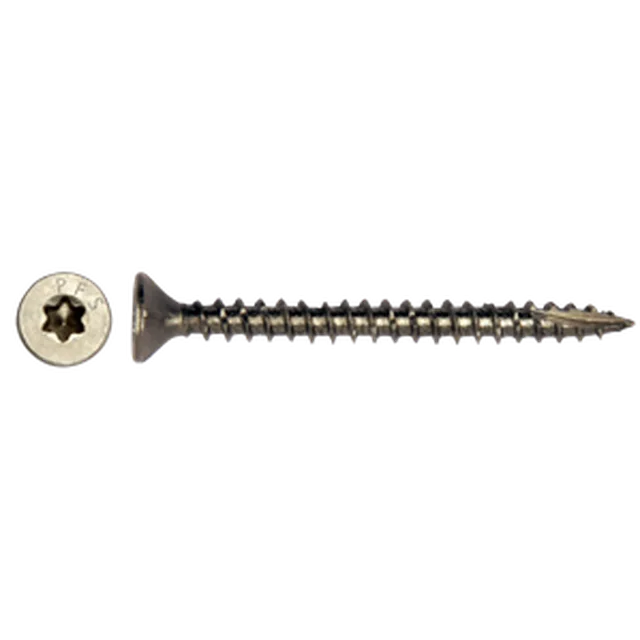 Vis à panneaux PFS+ 4,5x50, tête fraisée,filet complet, T20, inox A2 (emb: 200 pces)